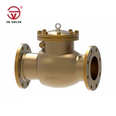 Válvula de retenção oscilante de liga de cobre