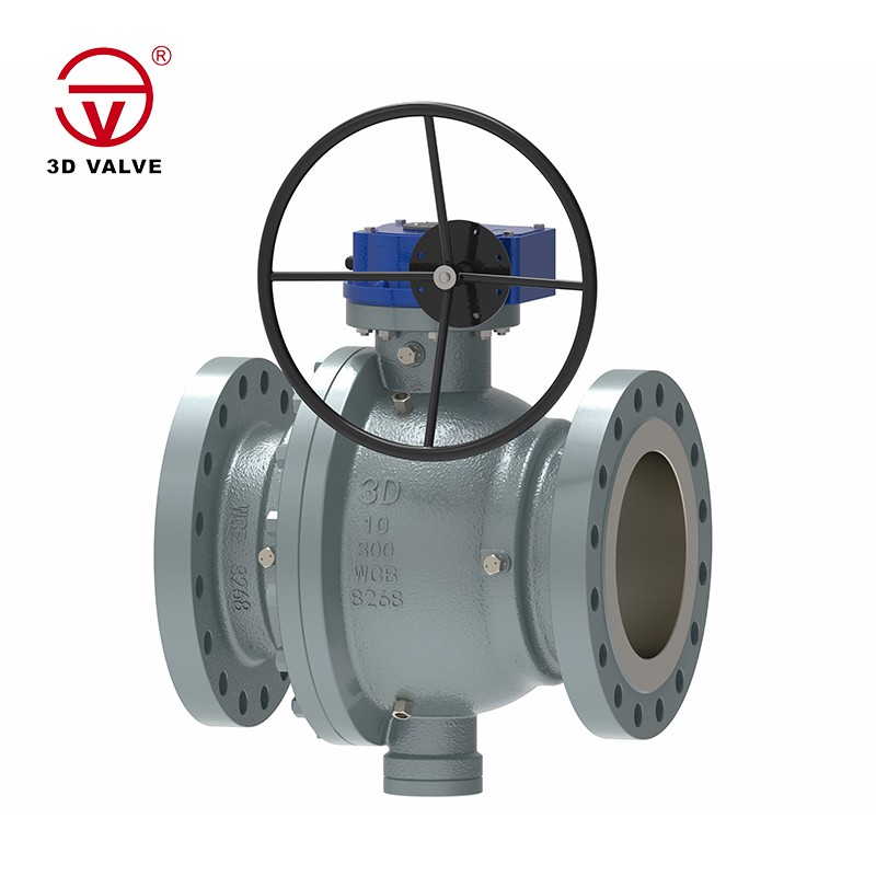 Válvulas de esfera munhão com sede macia fundida