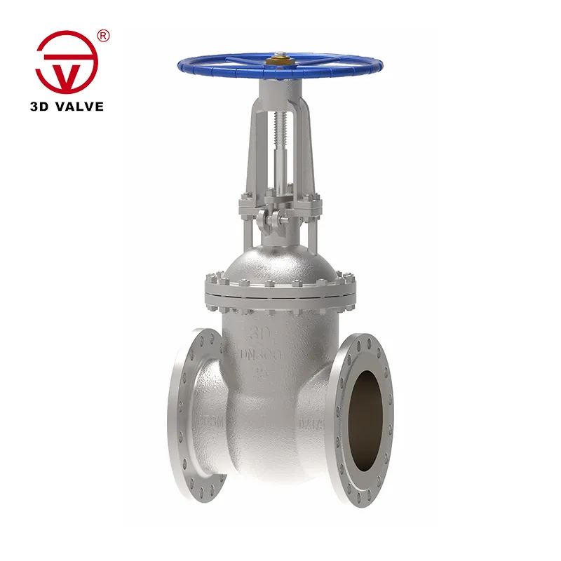 Válvula de gaveta manual de aço inoxidável padrão russo